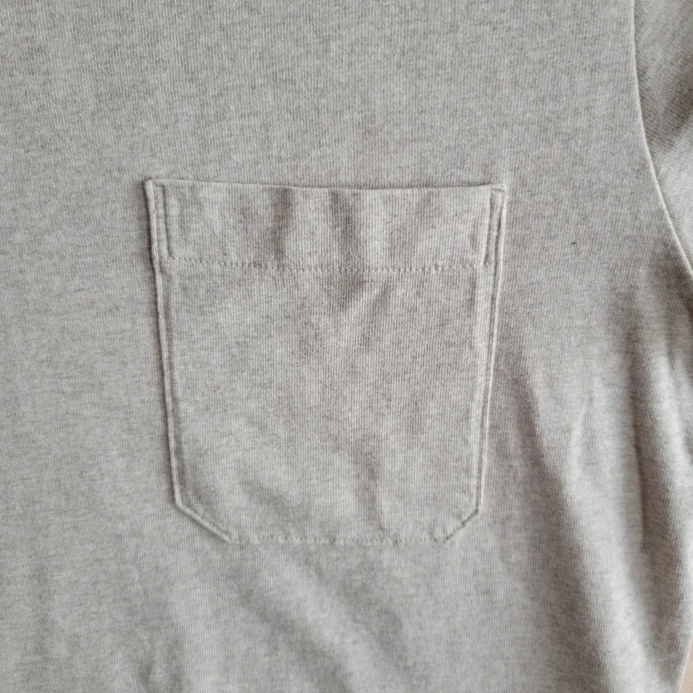 Everlane The Premium-Weight Pocket Tee Uniform Heather Oatmeal Size S - Picture 5 of 11